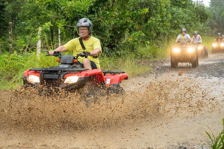 ATV Ride and Rainmaker Park Waterfall Walk near Manuel Antonio, Ranch Meal (10/12)