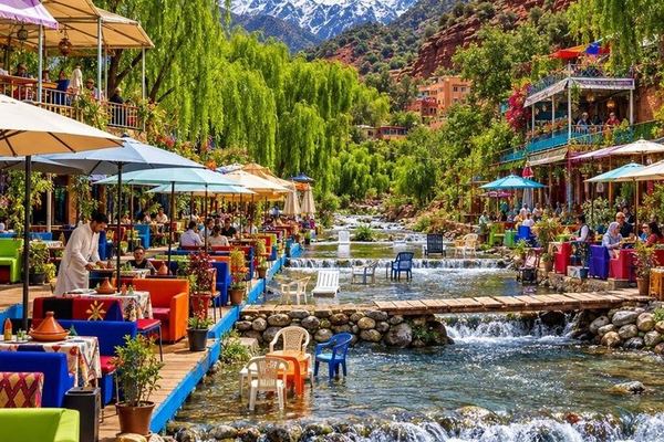 Private or Shared Ourika Valley Day Trip from Marrakech with Waterfalls and Berber Meal