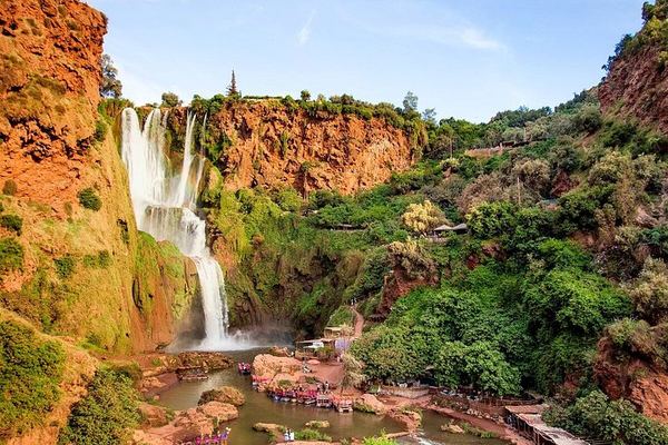 Ouzoud Waterfalls Small-Group Day Trip with Local Guide, Boat Ride and Transfers
