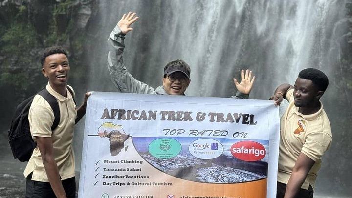 Materuni Waterfall, Coffee Tour and Chemka Hot Springs from Arusha, Multilingual Guide (1/4)