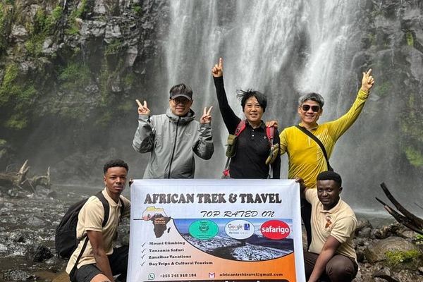 Materuni Waterfall, Coffee Tour and Chemka Hot Springs from Arusha, Multilingual Guide