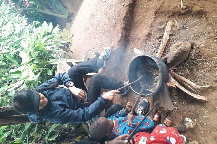 Materuni Waterfall, Chagga Coffee Tour and Chemka Hot Springs with Fruit Lunch (12/12)