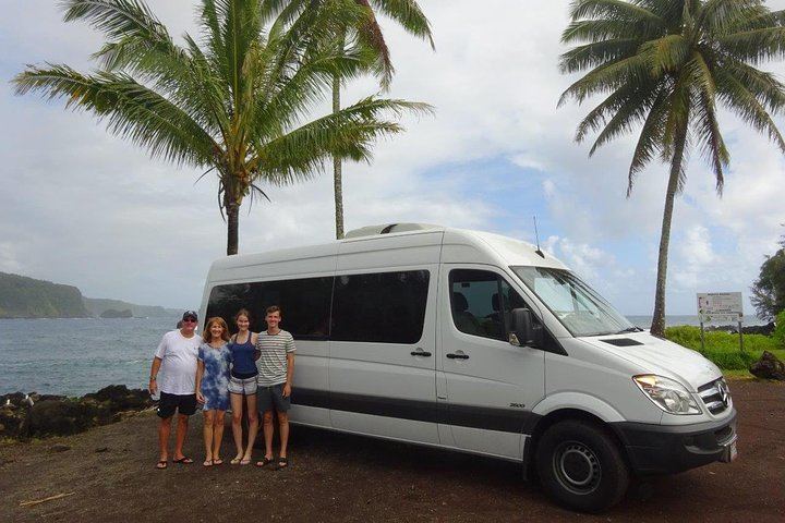 Road to Hana Mercedes Van Day Trip: Lahaina, Maalaea and Kahului Pickups, Lunch Included (9/12)