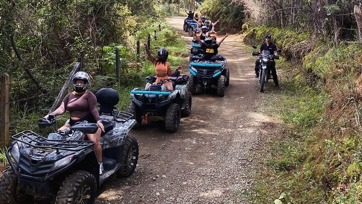 Guarne 4x4 ATV Ride with Waterfall Swim Stops and Fishing-Lake Lunch (4/12)