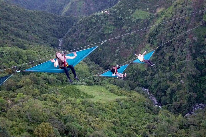Salto del Buey Waterfall Hike with Ziplines and Sky Hammocks from Medellin (5/10)