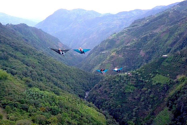 Salto del Buey Waterfall Hike with Ziplines and Sky Hammocks from Medellin (10/10)