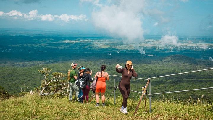 Miravalles Viewpoints Trail with Suspension Bridge and Hidden Waterfall near Bagaces (1/12)