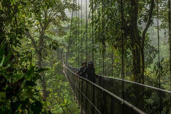 Arenal 1968 Lava Trail, La Fortuna Waterfall, Vida Campesina Lunch and Hanging Bridges