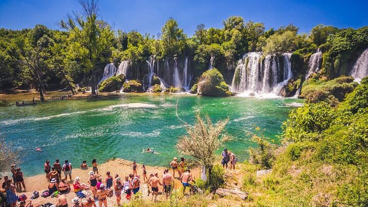 Mostar Old Town Walk and Kravice Falls from Dubrovnik by Coach, Neum Coffee Stop (1/12)