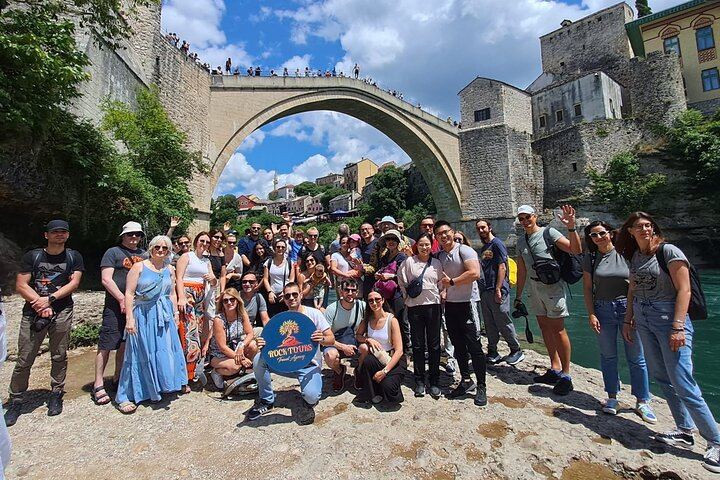 Mostar Old Town Walk and Kravice Falls from Dubrovnik by Coach, Neum Coffee Stop (5/12)
