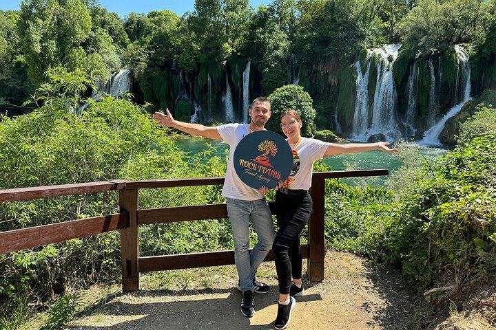 Mostar Old Town Walk and Kravice Falls from Dubrovnik by Coach, Neum Coffee Stop (12/12)