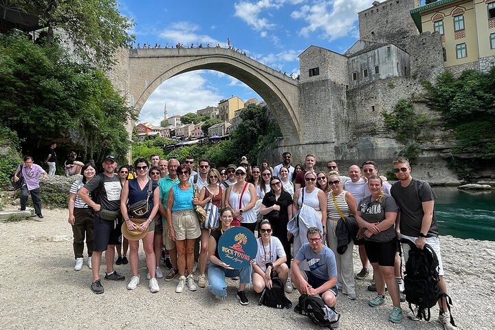 Mostar Old Town Walk and Kravice Falls from Dubrovnik by Coach, Neum Coffee Stop (11/12)