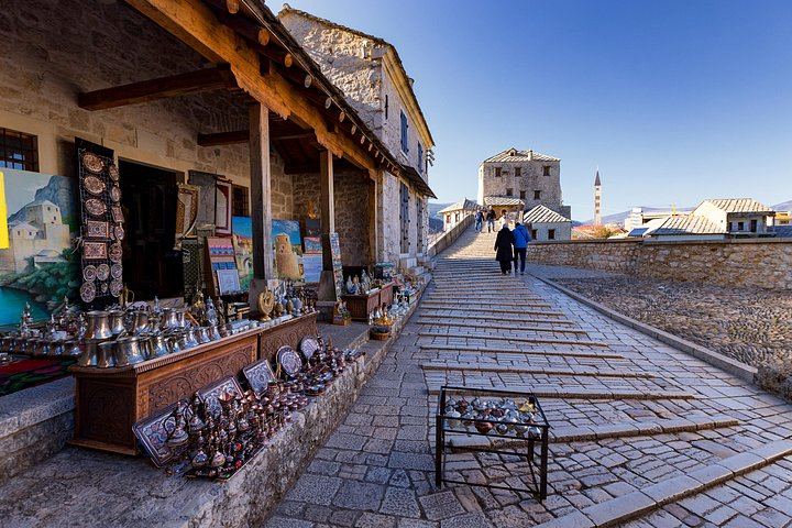 Split Full-Day Guided Tour: Border Crossing, Počitelj, Mostar and Kravice Falls (11/12)