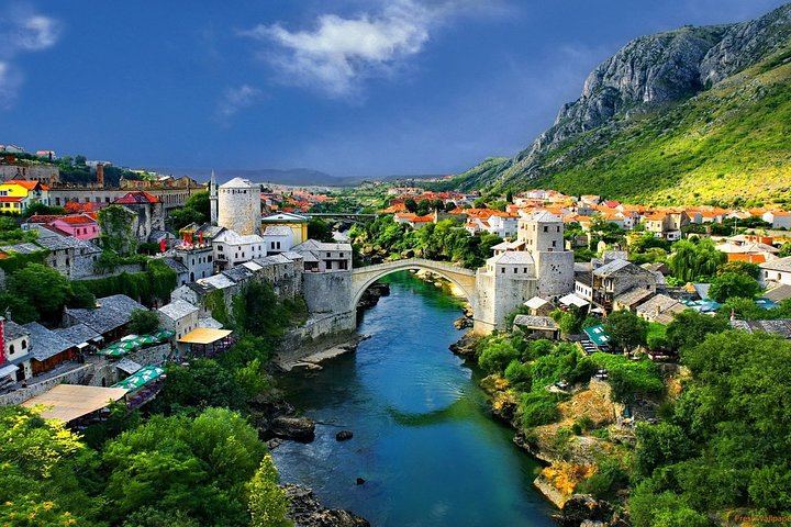 Kravice Falls and Mostar Guided Day Trip, Cavtat to Dubrovnik Pick-ups, Group of 15 (2/11)