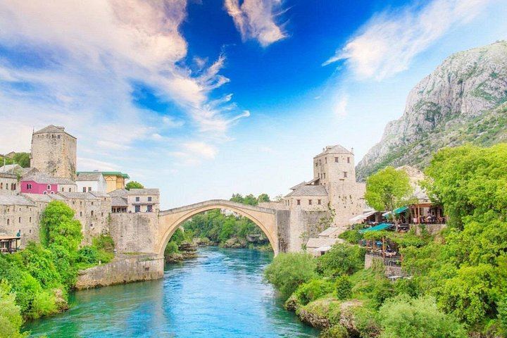 Kravice Falls and Mostar Guided Day Trip, Cavtat to Dubrovnik Pick-ups, Group of 15 (8/11)