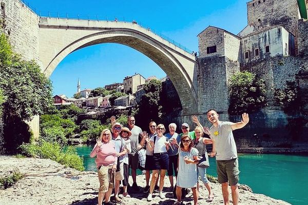 Private Sunny Herzegovina Tour from Sarajevo: Mostar, Kravice Falls and Three Towns