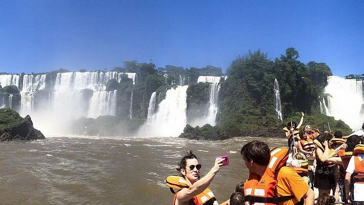 Iguazu Argentine Falls with Speedboat under the Falls and 4x4 Jungle Truck (3/3)