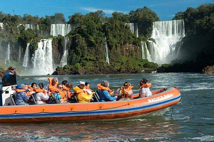 Iguazu Argentine Falls with Speedboat under the Falls and 4x4 Jungle Truck (2/3)