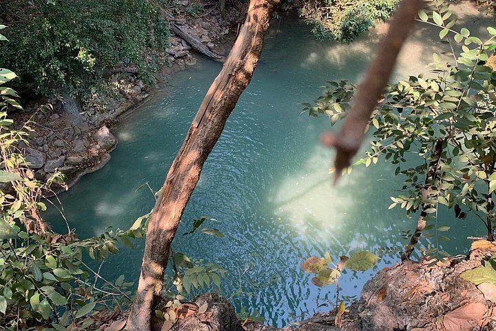 Private All-Inclusive Erawan Falls, Long-Tail Boat and River Kwai Day Tour (10/12)