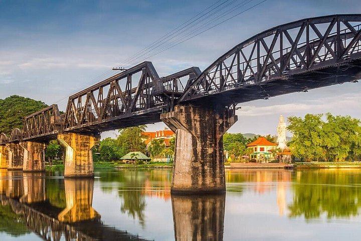 Private All-Inclusive Erawan Falls, Long-Tail Boat and River Kwai Day Tour (5/12)
