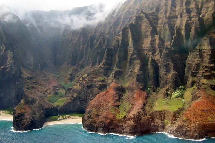 Kauai Private Doors-Off Helicopter Flight to Jurassic Falls, Waimea Canyon, Napali Coast (1/12)