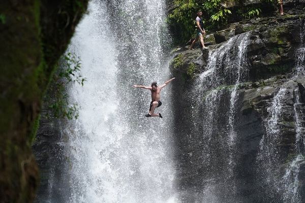 Nauyaca Waterfalls Guided Jungle Hike with Swim and Jump Spots, Manuel Antonio
