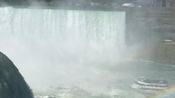 Niagara Falls Day Trip from Manhattan with Spanish-English Guide, Boat Optional (1/2)
