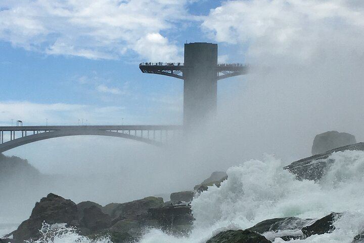 Niagara at a Glance: Narrated Walking Tour from Buffalo Ave Red Canopy with Boat Cruise (6/7)