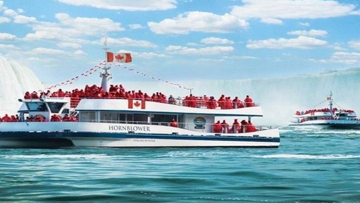 Niagara Falls Tour for 6 with Downtown Hotel Pickup, Boat Cruise, Skylon and Maple Trail (1/12)