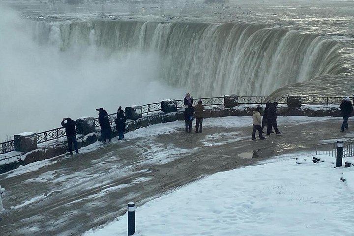 Niagara Falls Tour for 6 with Downtown Hotel Pickup, Boat Cruise, Skylon and Maple Trail (8/12)