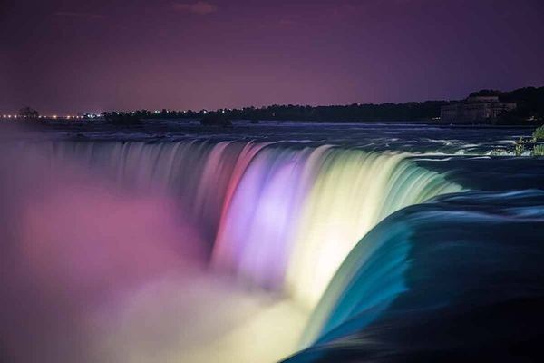 Niagara Falls Canada Walking Tour from Skylon Tower with Fireworks Viewing Spot
