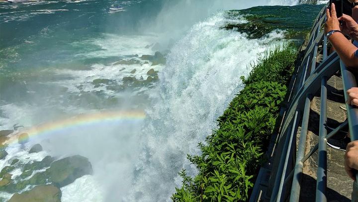 Niagara Falls Two-Country Tour by Over the Falls Tours: Boat, Cave, Skylon Tower (1/12)