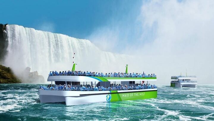 Niagara Falls Both Sides in One Day: Boat, Cave, Skylon Tower Lunch, Whirlpool (1/11)