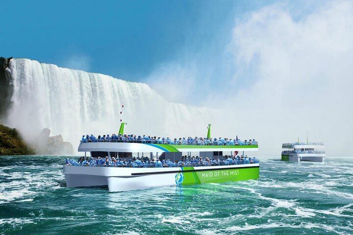Niagara Falls Both Sides in One Day: Boat, Cave, Skylon Tower Lunch, Whirlpool (1/11)