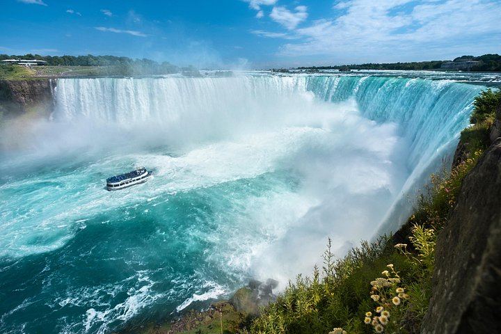 Niagara Falls Both Sides in One Day: Boat, Cave, Skylon Tower Lunch, Whirlpool (9/11)
