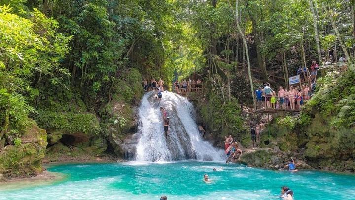 Blue Hole Pools and Reggae Hill River Garden Day Trip from Ocho Rios with Pickup (1/12)