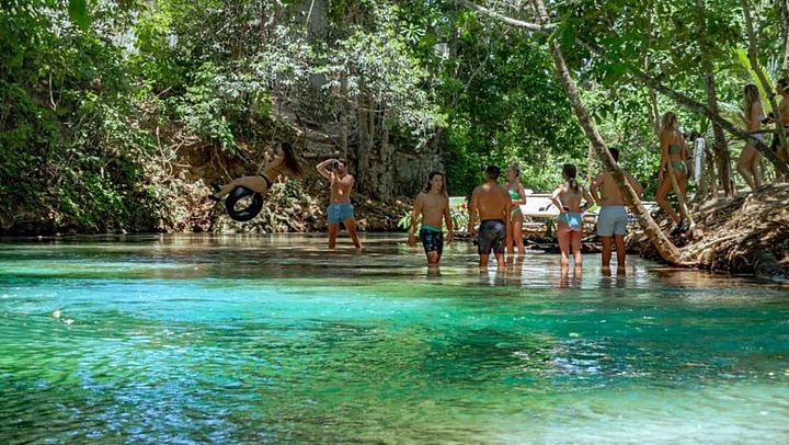 Blue Hole Pools and Reggae Hill River Garden Day Trip from Ocho Rios with Pickup (3/12)