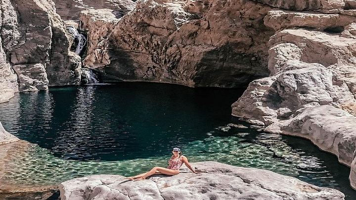 Wadi Shab 4WD Coastal Trek from Muscat via Quriyat, with Quick Sinkhole Photo Stop (4/5)