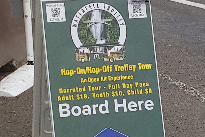 Waterfall Trolley Hop-On Hop-Off Day Pass from Corbett on the Historic Highway (9/12)