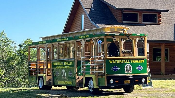 Waterfall Trolley Hop-On Hop-Off Day Pass from Corbett on the Historic Highway (3/12)