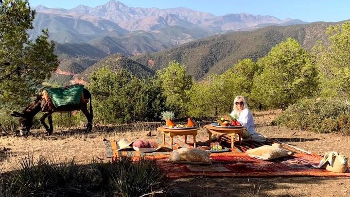 Small Group Ourika Valley Waterfalls Hike with Women-Run Argan Cooperative and Lunch (1/12)