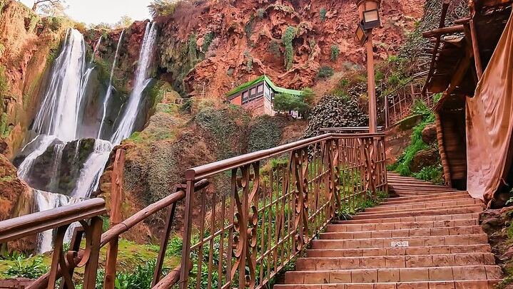 Ouzoud Waterfalls Group Tour with Olive Grove Hike, Argan Cooperative and Berber Lunch (3/5)