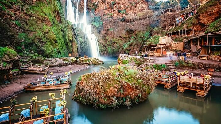 Ouzoud Waterfalls Group Tour with Olive Grove Hike, Argan Cooperative and Berber Lunch (2/5)