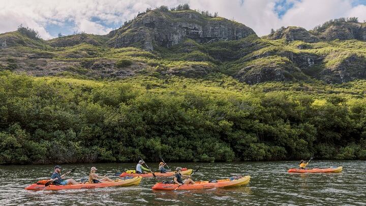 Huleia River Kayak and Hidden Valley Falls Hike from Nawiliwili, Motorized Canoe Return (2/8)