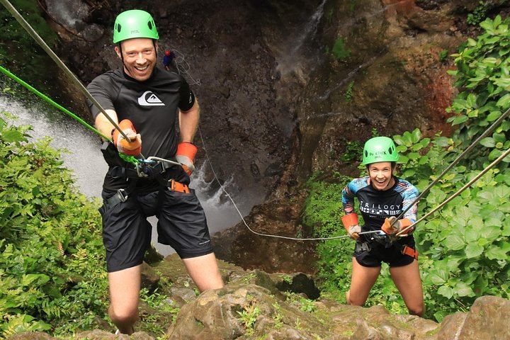 Pure Trek Rainforest Falls Combo: Waterfall Rappel, Jumps and Lunch, La Fortuna (8/12)