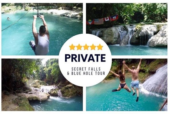 Private Negril Day Trip to Blue Hole and Secret Falls with Entrance Fees Included