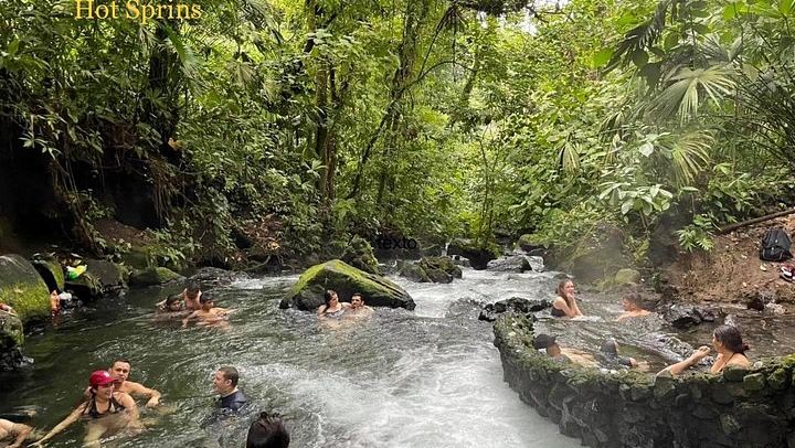 Private Mistico Bridges, Arenal 1968 Lava Trails, Rio Fortuna Waterfall and Hot Springs (4/12)