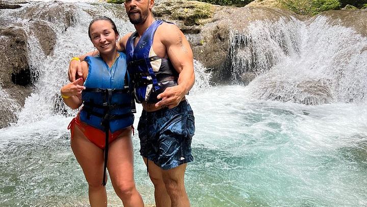 Private Blue Hole and Dunn's River Falls Tour by Simms Fun Tours Ja, Entry Fees Included (1/12)