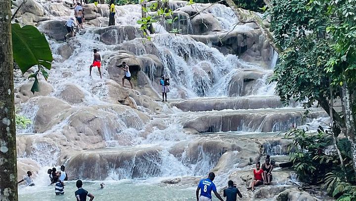 Private Blue Hole and Dunn's River Falls Tour by Simms Fun Tours Ja, Entry Fees Included (2/12)