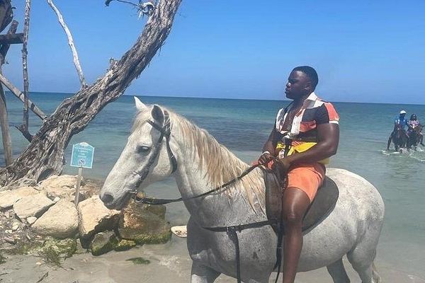 Private Dunn's River Falls and Sea Horseback Ride with VIP Entrance, Montego Bay